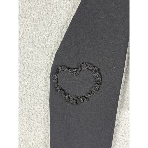 I’m Sorry By Petra Collins Jacket Women’s Medium Black Cropped Elbow Hearts - Picture 7 of 12